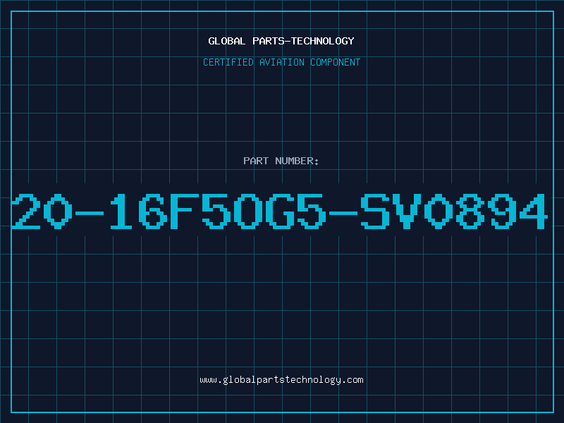 Aviation Part 20-16F5OG5-SV0894
