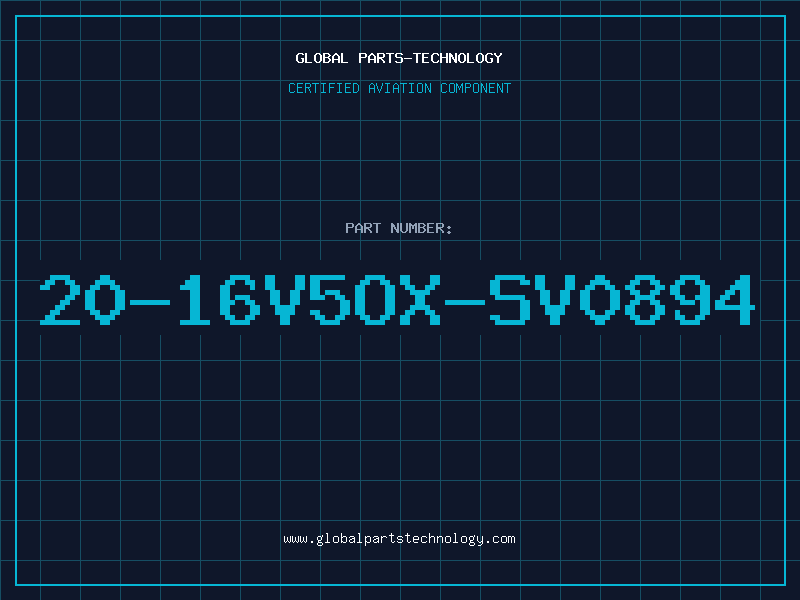 Aviation Part 20-16V5OX-SV0894
