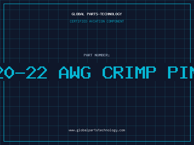 Aviation Part 20-22 AWG CRIMP PIN
