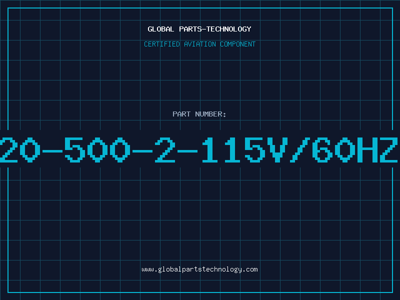 Aviation Part 20-500-2-115V/60HZ