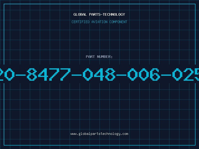 Aviation Part 20-8477-048-006-025