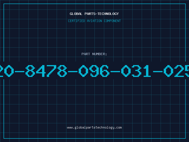 Aviation Part 20-8478-096-031-025