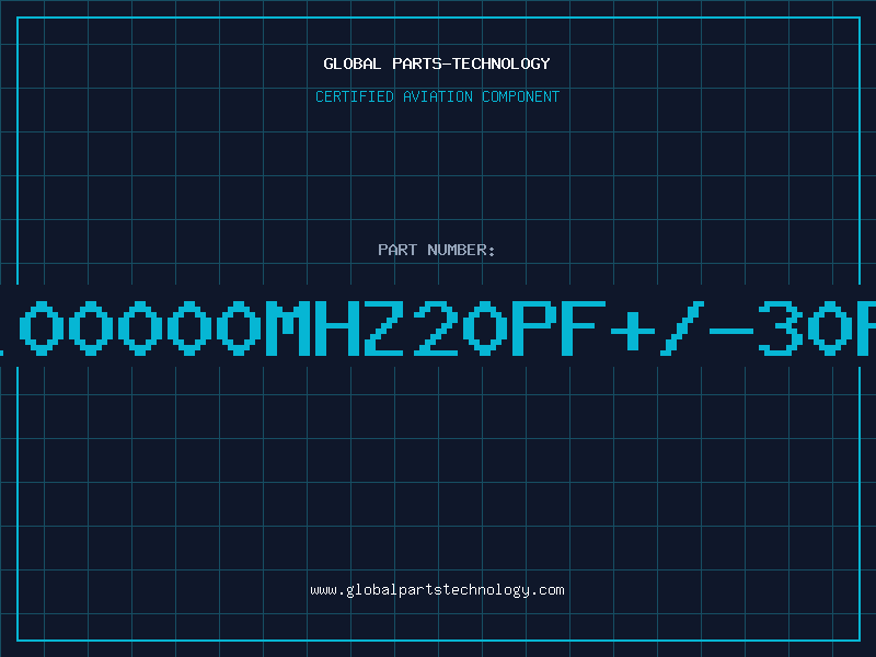Aviation Part 20.00000MHZ20pF+/-30PPM