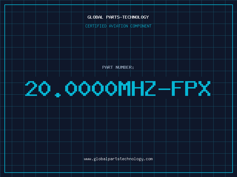 Aviation Part 20.0000MHZ-FPX