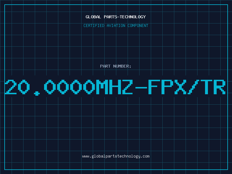 Aviation Part 20.0000MHZ-FPX/TR