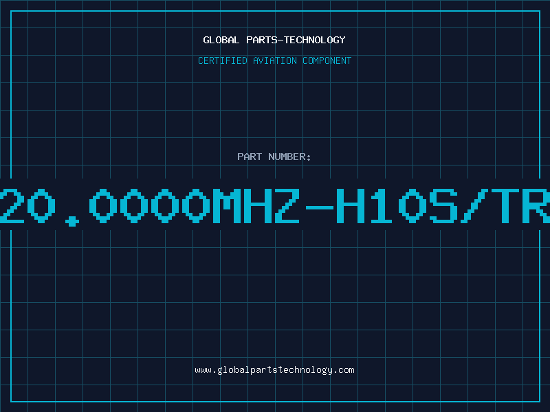 Aviation Part 20.0000MHZ-H10S/TR