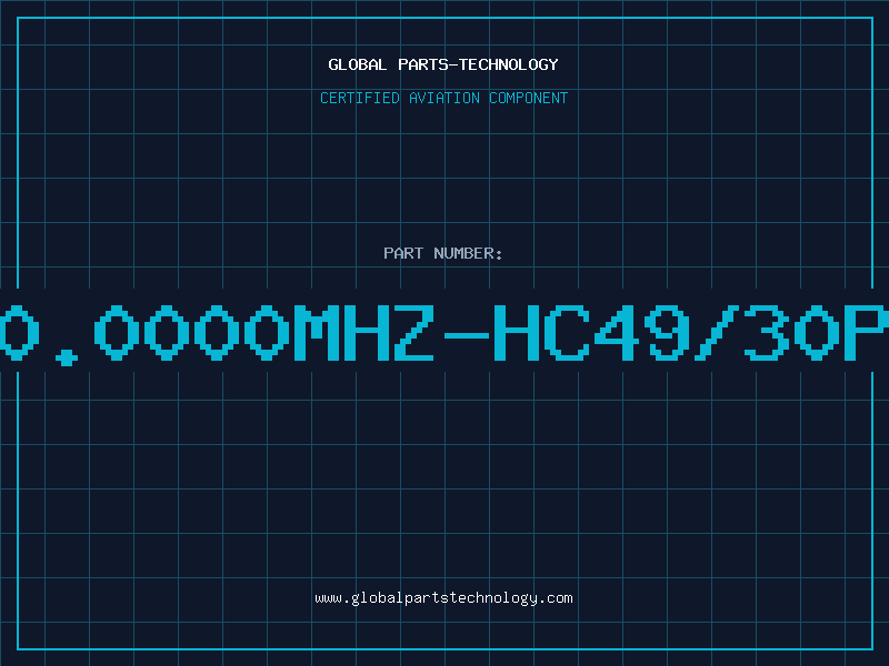 Aviation Part 20.0000MHZ-HC49/30PF