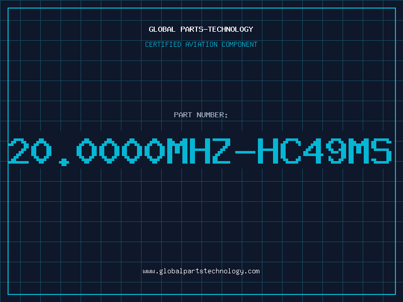 Aviation Part 20.0000MHZ-HC49MS