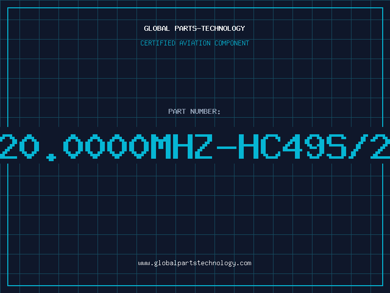 Aviation Part 20.0000MHZ-HC49S/2