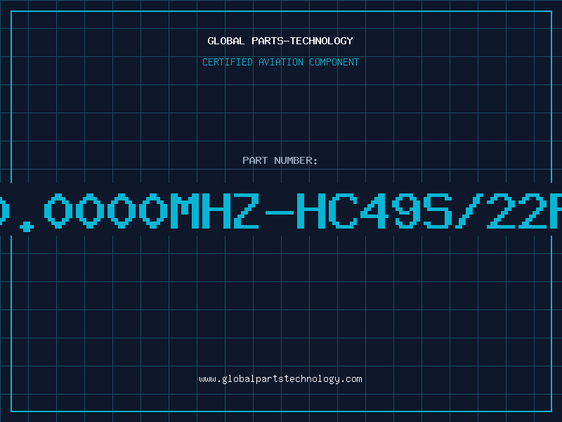 Aviation Part 20.0000MHZ-HC49S/22PF