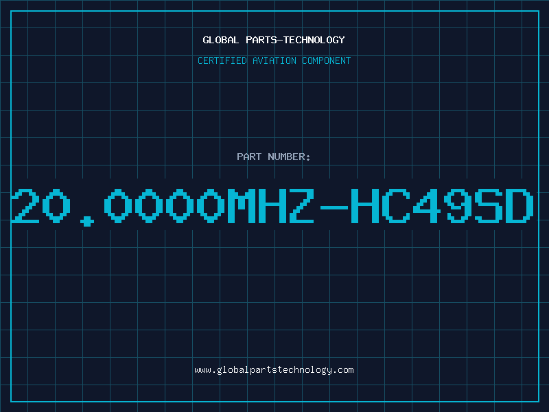 Aviation Part 20.0000MHZ-HC49SD