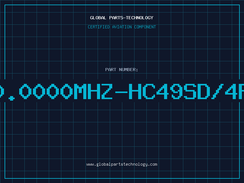 Aviation Part 20.0000MHZ-HC49SD/4PD