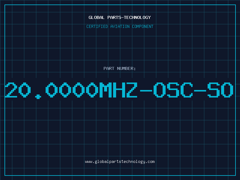 Aviation Part 20.0000MHZ-OSC-SO