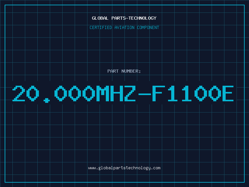 Aviation Part 20.000MHZ-F1100E