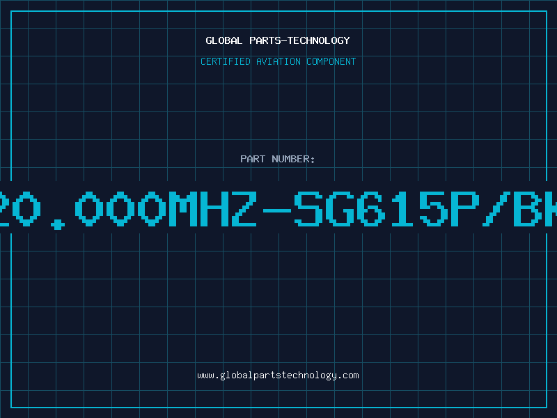 Aviation Part 20.000MHZ-SG615P/BK