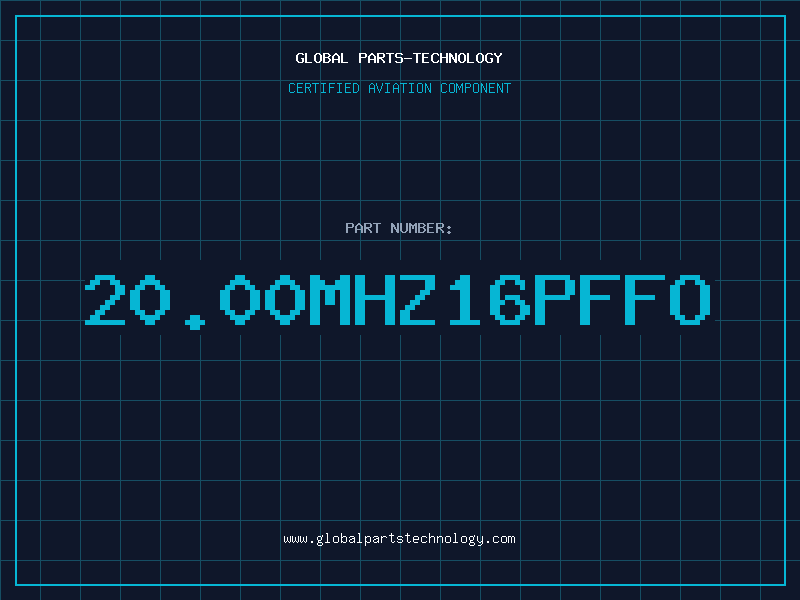 Aviation Part 20.00MHZ16PFFO