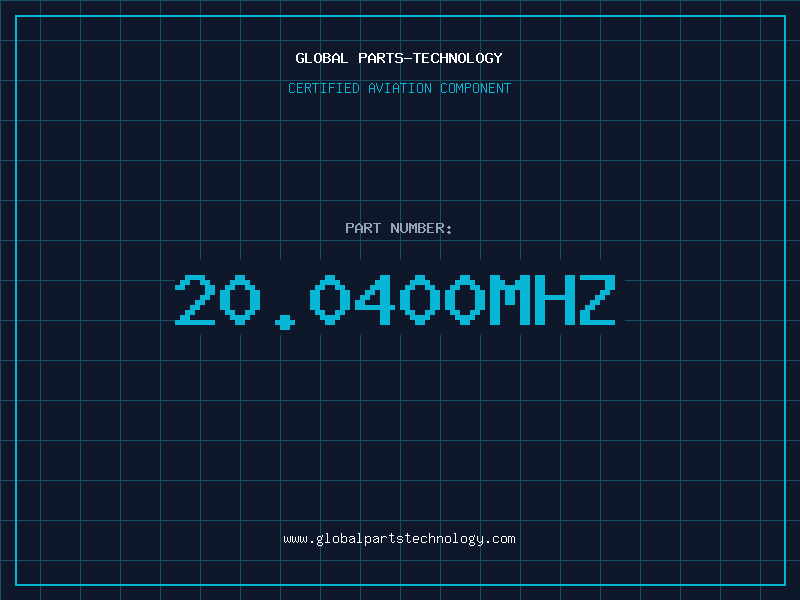 Aviation Part 20.0400MHZ