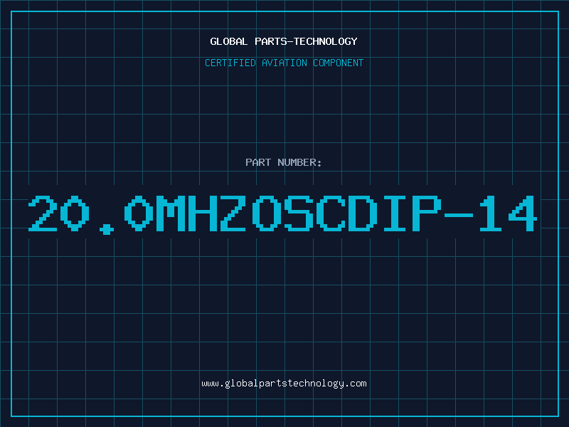 Aviation Part 20.0MHZOSCDIP-14