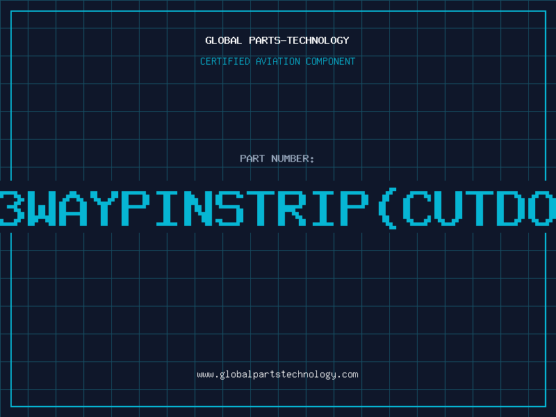 Aviation Part 20.130/PS3WAYPINSTRIP(CUTDOWNOF24WAY