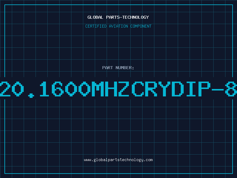 Aviation Part 20.1600MHZCRYDIP-8