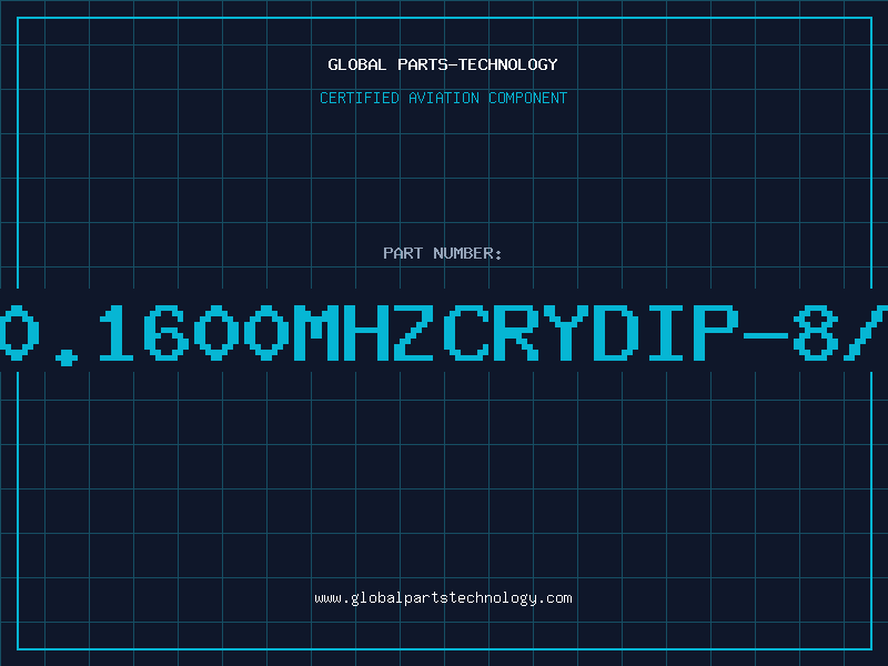 Aviation Part 20.1600MHZCRYDIP-8/S