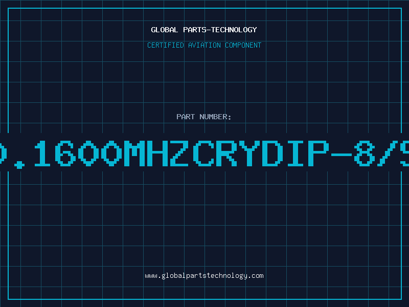 Aviation Part 20.1600MHZCRYDIP-8/SO