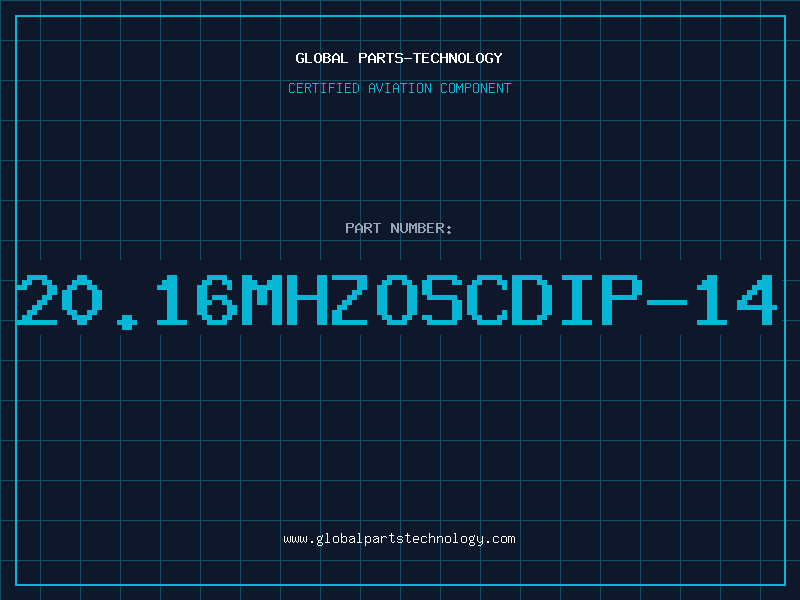 Aviation Part 20.16MHZOSCDIP-14