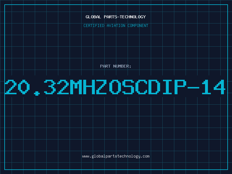 Aviation Part 20.32MHZOSCDIP-14
