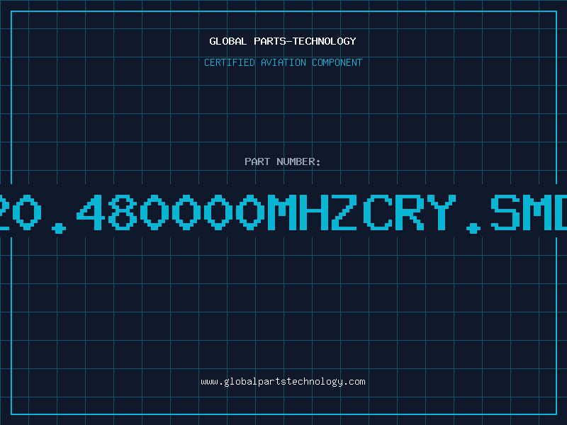 Aviation Part 20.480000MHZCRY.SMD