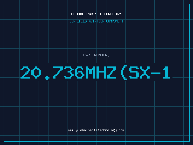 Aviation Part 20.736MHz(SX-1
