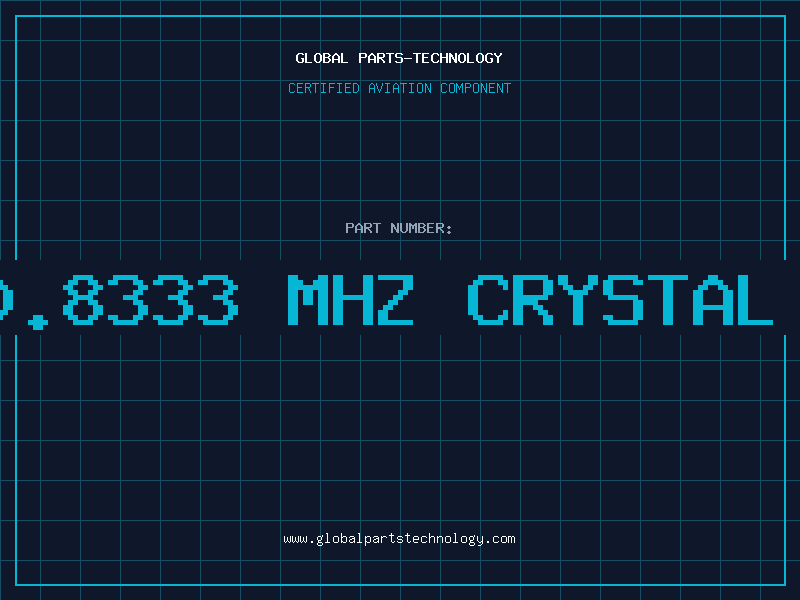 Aviation Part 20.8333 MHZ CRYSTAL H