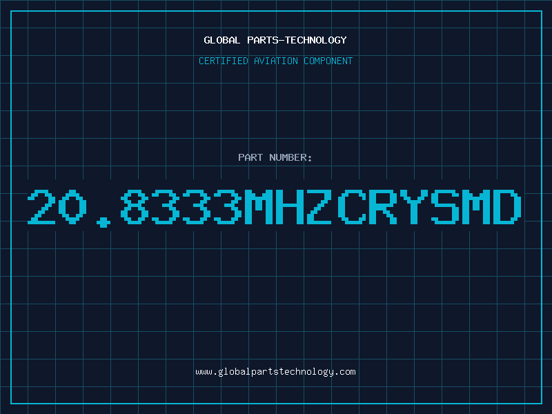 Aviation Part 20.8333MHZCRYSMD