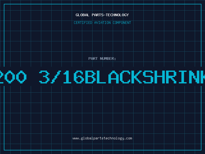 Aviation Part 200 3/16BlackShrink