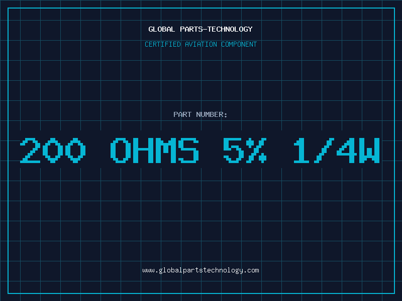Aviation Part 200 OHMS 5% 1/4W