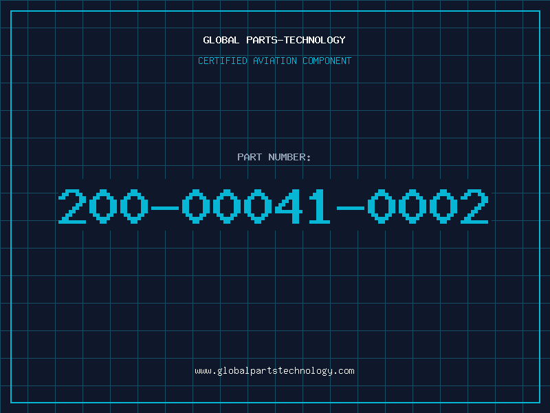 Aviation Part 200-00041-0002