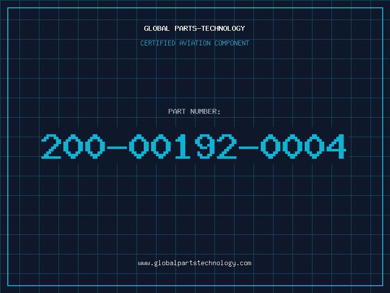 Aviation Part 200-00192-0004