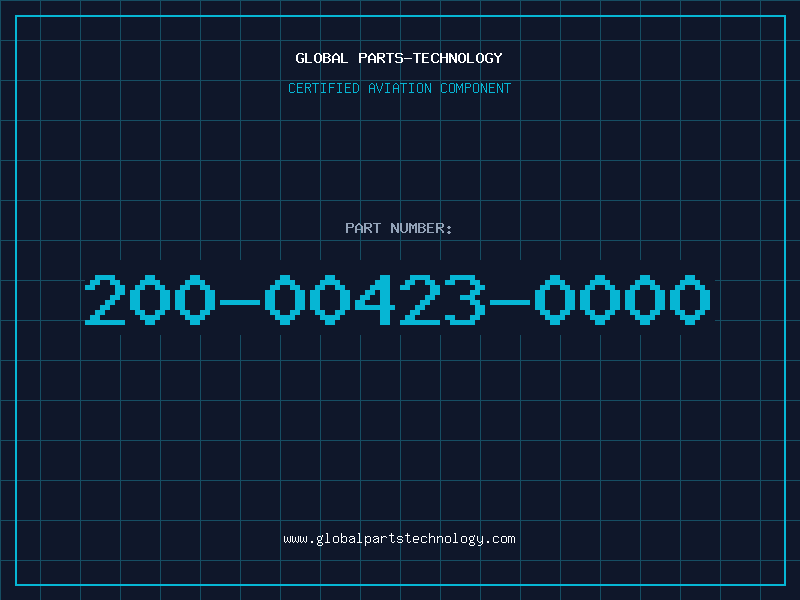 Aviation Part 200-00423-0000