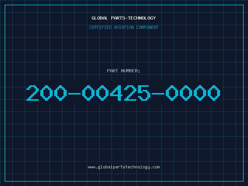 Aviation Part 200-00425-0000