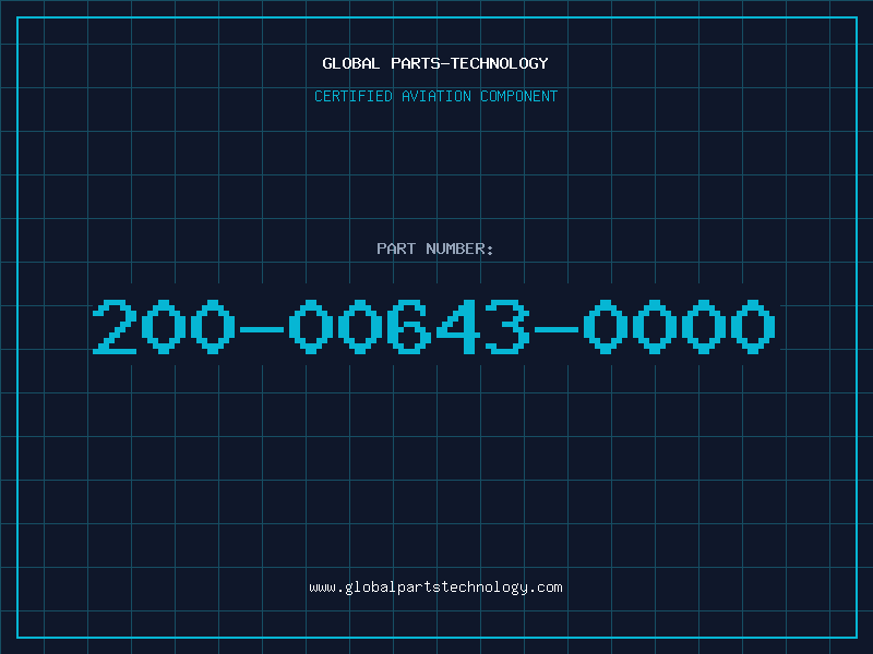 Aviation Part 200-00643-0000
