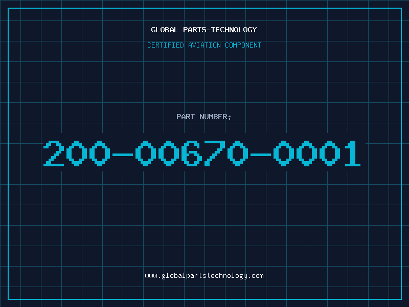 Aviation Part 200-00670-0001