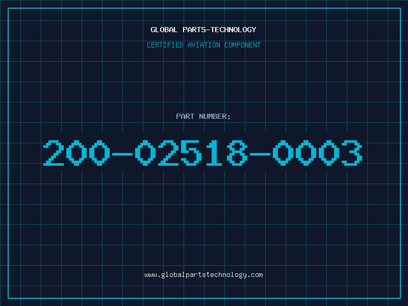 Aviation Part 200-02518-0003