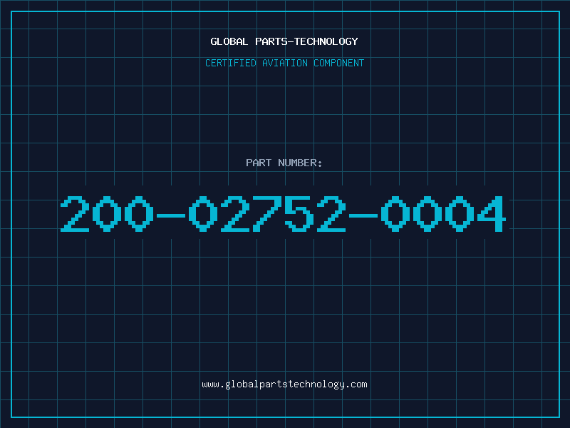 Aviation Part 200-02752-0004
