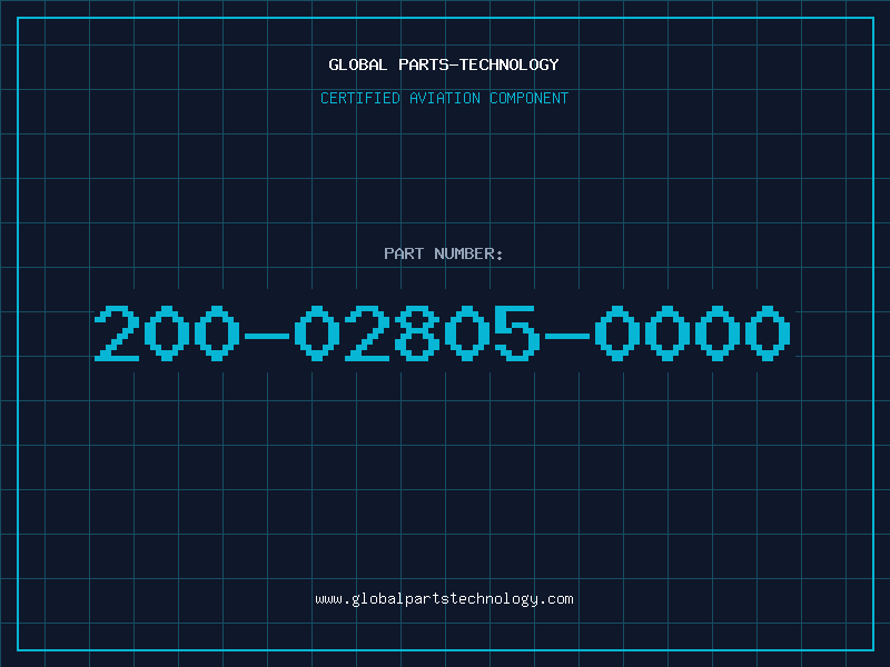 Aviation Part 200-02805-0000