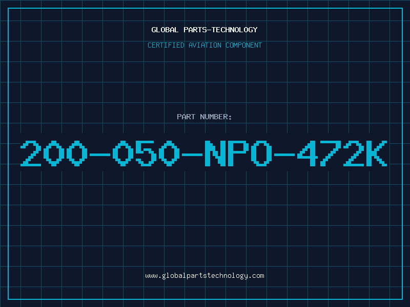 Aviation Part 200-050-NPO-472K