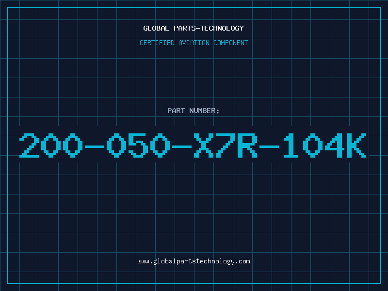 Aviation Part 200-050-X7R-104K