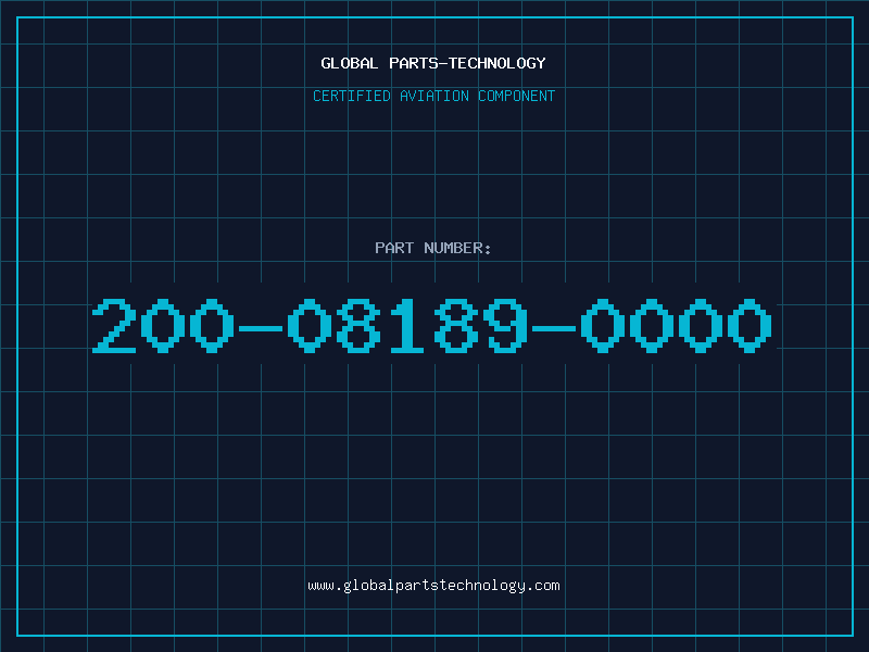 Aviation Part 200-08189-0000