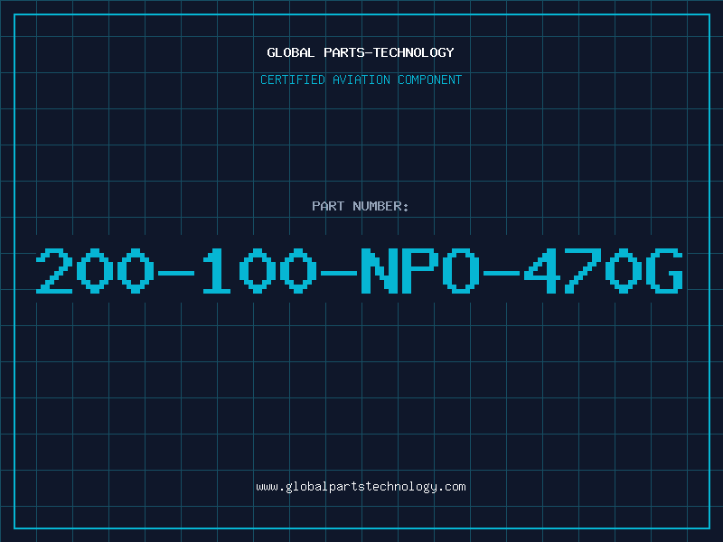 Aviation Part 200-100-NPO-470G
