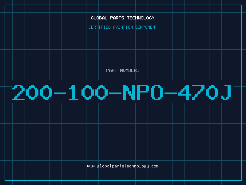 Aviation Part 200-100-NPO-470J