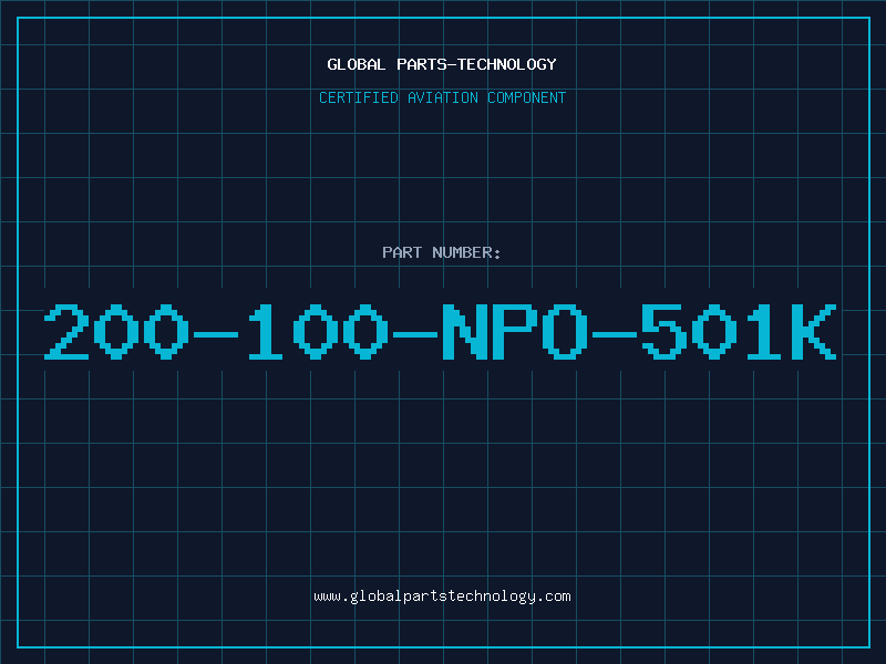 Aviation Part 200-100-NPO-501K