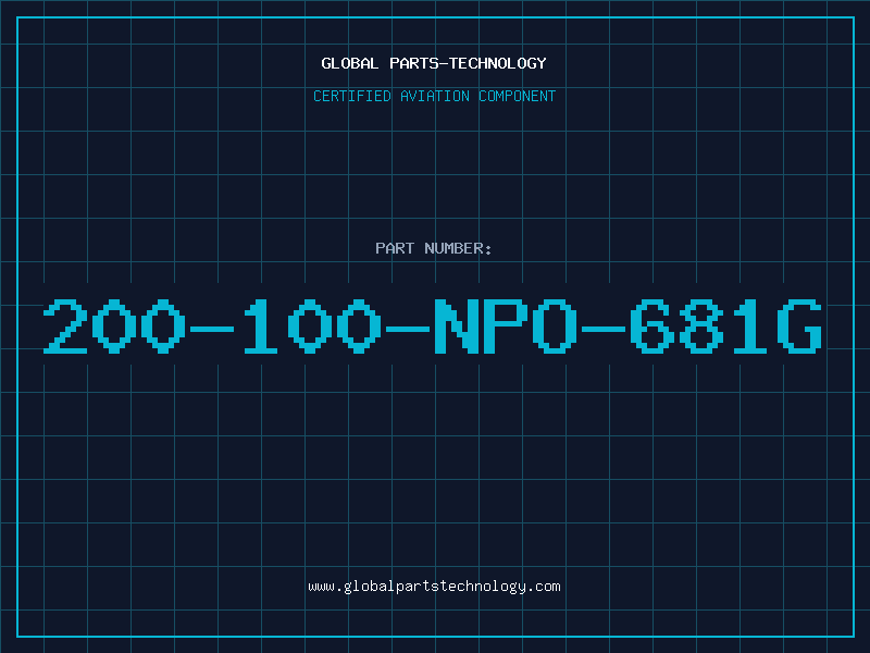 Aviation Part 200-100-NPO-681G